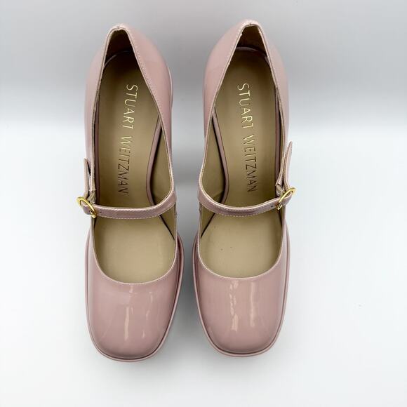 Stuart Weitzman Womens Skyhigh 145 Mary Jane Platform Pump US 9.5 Pink NWOB - Picture 10 of 12